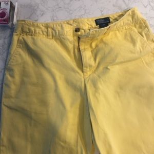 Polo yellow shorts. Boys size 20
